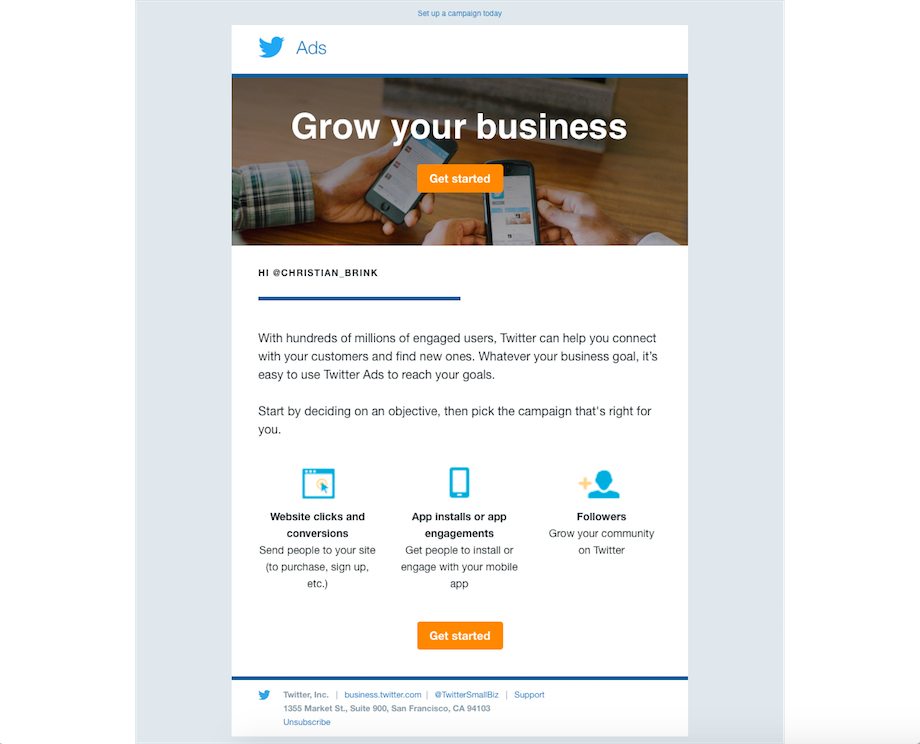 twitter-email-campaign