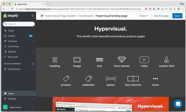 Hypervisual Page Builder