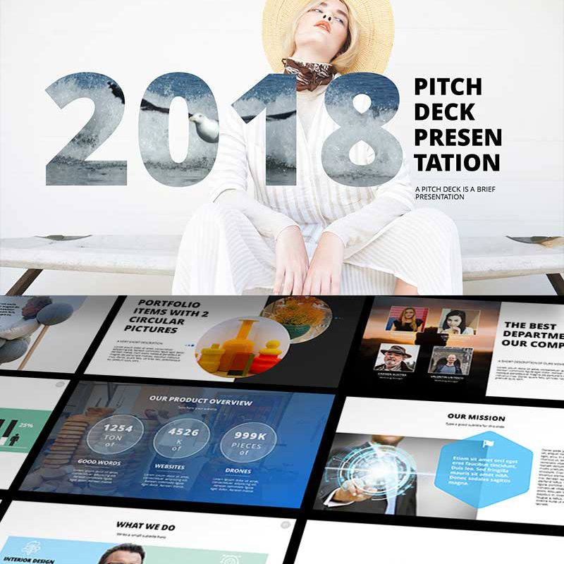 2018 Pitch Deck PowerPoint Template