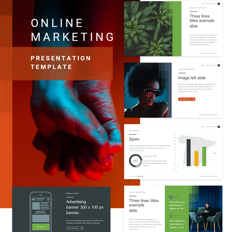 Online Marketing PowerPoint Template