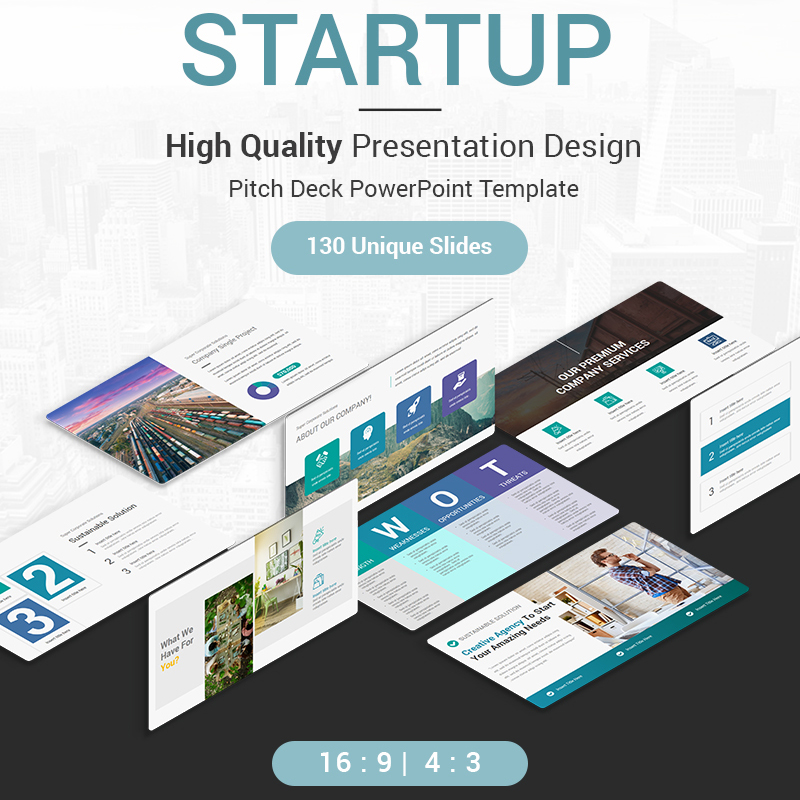 Startup Pitch Deck PowerPoint Template