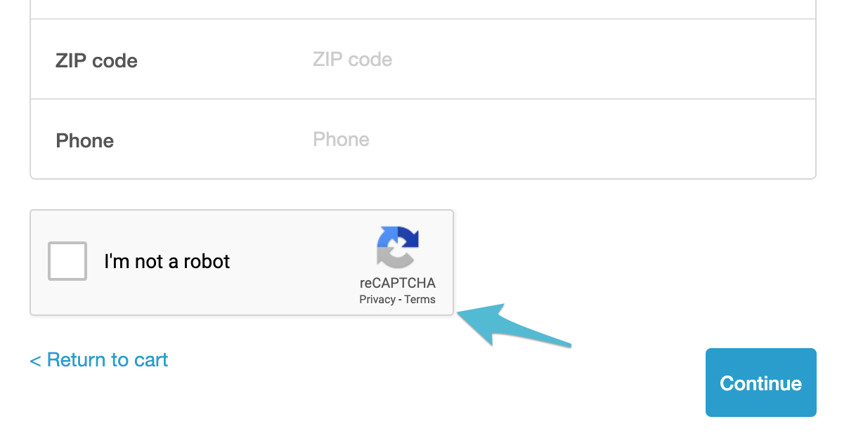 How to add Google reCaptcha verification to ReCharge checkout page